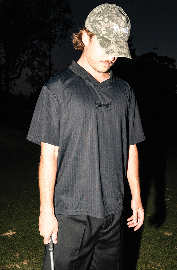 MIDIRON Tour Spec Pleated golf shorts in black